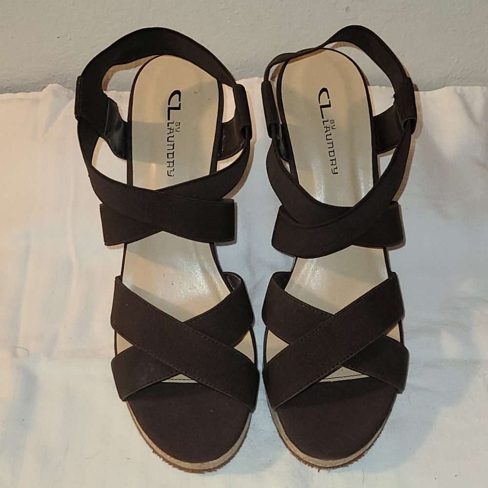 Women's Chocolate Brown Size 9 1/2M Wedges